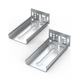 Chibery 1 Pairs Rear Mounting Brackets for Face Frame Drawer Slide - MS4515, Cabinet Drawer Bracket Replacement Parts for 1.77 inch(45mm) Width Furniture Kitchen Gildes