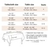 Haobase Tablecloths, Linen Textured Waterproof Table Cloth, Wrinkle Free Decorative