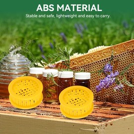 Beufee 12PCS Queen Bee Rearing Box, Plastic Queen Bee Cages Beekeeping Equipment Bee Queen Cages Beekeeping Rearing Box Plastic Queen Bee Cages for Isolation of Queen Beel Cell for Beekeeping