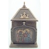 Religious Catholic Gift Cold Cast Bronze 5 7/8 Inch Church