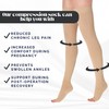 OVISSA Medical Ultra Stretchy Compression Beige Stockings Open Toe Thigh
