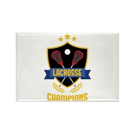 CafePress Lacrosse Champions Magnets Rectangle Magnet, 2"x3" Refrigerator Magnet (10 pack)