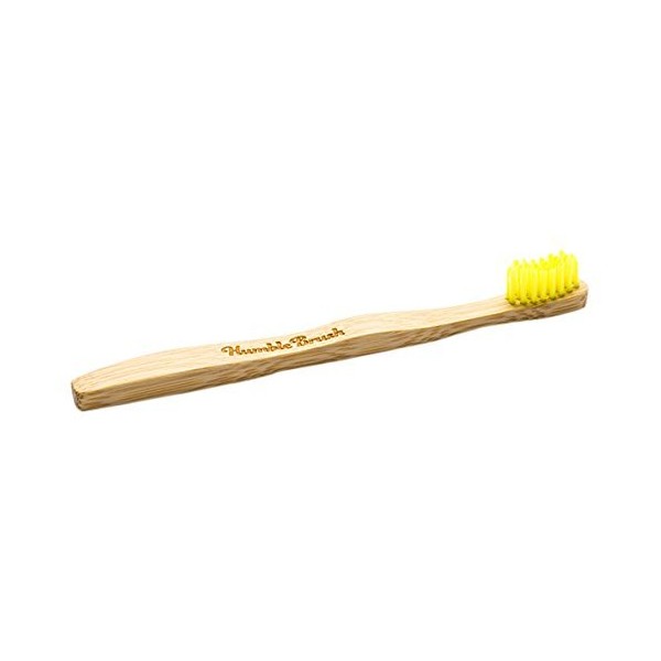 Humble Brush Kids Tooth Brush - Ultra Soft Bristle Yellow