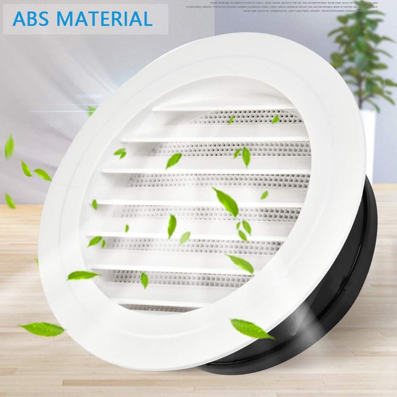 FOCCTS Air Vents Louver 8 Inch, ABS Round Vent Louver