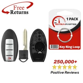 Extra-Partss Remote Car Key 3btn Shell Case for Nissan Infiniti (KR55WK48903)