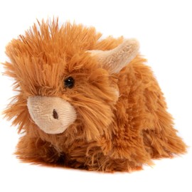 Lesser & Pavey RPET Pals Hughie Highland Cow – Soft Plush Highland Cow Toy Made from Recycled Materials – Eco-Friendly Cuddly Farm Animal Gift for Children, Collectors, and Nature Lovers