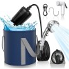 TRJZWA Portable Shower Camping,9000mA