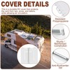 Wadoy 13 x 13 inch RV Camper Vent Cover/Lid Comaptible