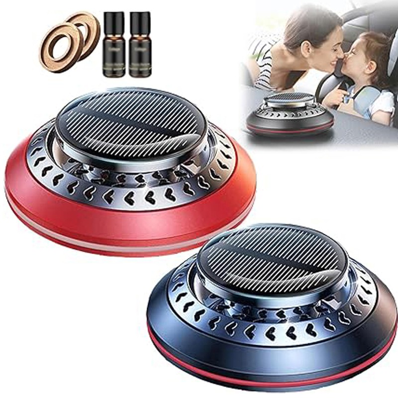 Solar Car Diffuser Kit Long Lasting Fragrant Car Air Fresheners,