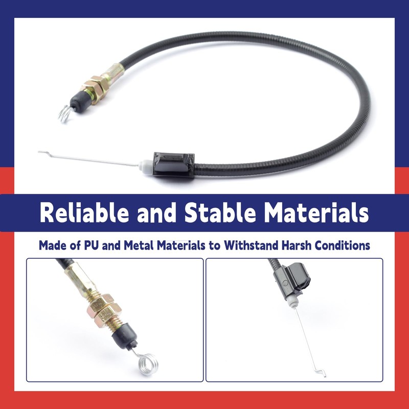 Dusledel 064-8057-17 Lawn Mower Brake Cable Replacement for Bad Boy