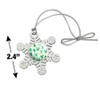 GRAPHICS & MORE Cute Cactus with Flowers Pattern Metal Snowflake