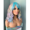 The Extension Room Pastel Rainbow Body Wave Synthetic Wig with
