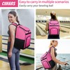 Ciihars Single Bowling Ball Bag Backpack with Shoe Bag Up