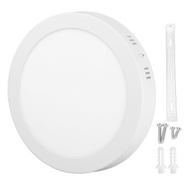 LED Flush Mount Ceiling Light 18W 6000K White Light Ultra Thin Round Flat Panel Ceiling Light for Hallway 85‑265V