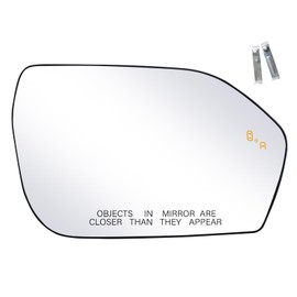 Tootai Passenger Side Mirror Glass compatible with Ford vehicles - Explorer 2020-2023 - heated with Blind Spot Detect, without Auto Dimming, RH