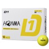 HONMA 2024 Homma D1 BT2401 Yellow (1 Dozen 12 Pack)