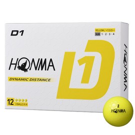 HONMA 2024 Homma D1 BT2401 Yellow (1 Dozen 12 Pack)
