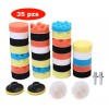 Yooshi Kit Pulir Encerar Juego 35 Pzs Esponja Con Borla