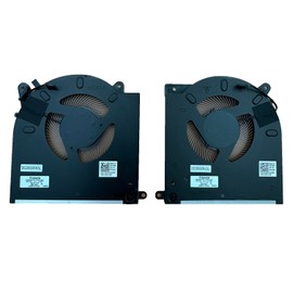 New Laptop CPU + GPU Cooling Fan for Dell Alienware M15 R3 M15 R4 AWM15-7272WHT-PUS AWM15R4-7689WHT-PUS 7818WHT ALWM15R3 Series 0D1X38 0TG9V0 EG50061S1-C070-S9A EG50061S1-C080-S9A 12V Fan