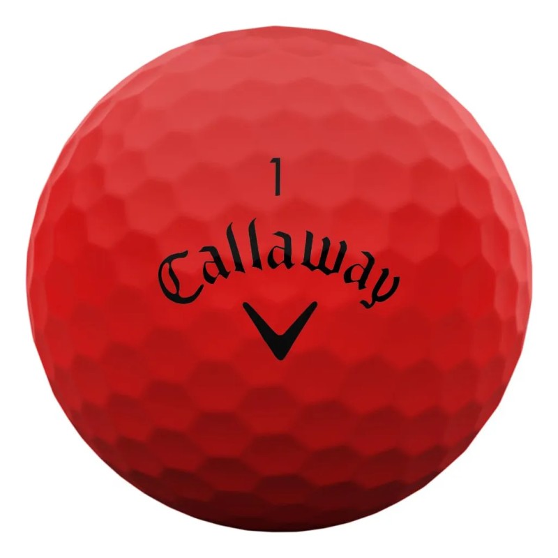 Pelotas De Golf Callaway Golf Supersoft 2025 Rojas