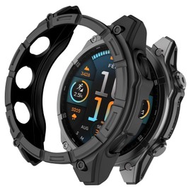 ISABAKE Protector Case for Fenix 8 Solar 47mm, Soft TPU Shockproof Bumper Shell Cover for Fenix 8 47mm Solar Smartwatch