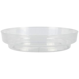 Reko Clear Plastic Saucer - 200mm, Transparent