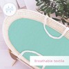 Moses Basket Terry Fitted Sheet/Baby Oval Shape Sheet (Tiffany)