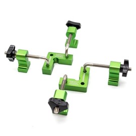 Torquata 59mm Corner Clamping Set of 2 Aluminium Squares & 4 Clamps