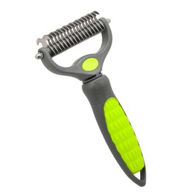 YOKOPET Undercoat Brush Dog, Cat & Dog Brush, Undercoat Brush Dogs for Long Hair & Short Hair Cats Dogs, Double-Sided 9+17 Round Teeth, Top Hair Protection, Anti-Knot