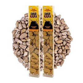 ChocoRocks Gold Nuggets - Chocolate Candy Rock Pebbles - Gift Pack of 2, 2.5oz. Tubes By Lyza's Sweets & Treats
