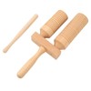 Chinese Bangzi Wooden Cylinder Clapper Treble Bass Percussion Musical Instruments