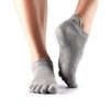 Grip Full Toe Low Rise Heather Grey Small