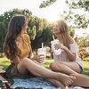 Yisituo 2 Pack 450ml Clear Plastic Iced Coffee Travel Cups,