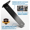 LEOPO 12 inch Floating Shelf Bracket, 1/4” Thick Heavy Duty