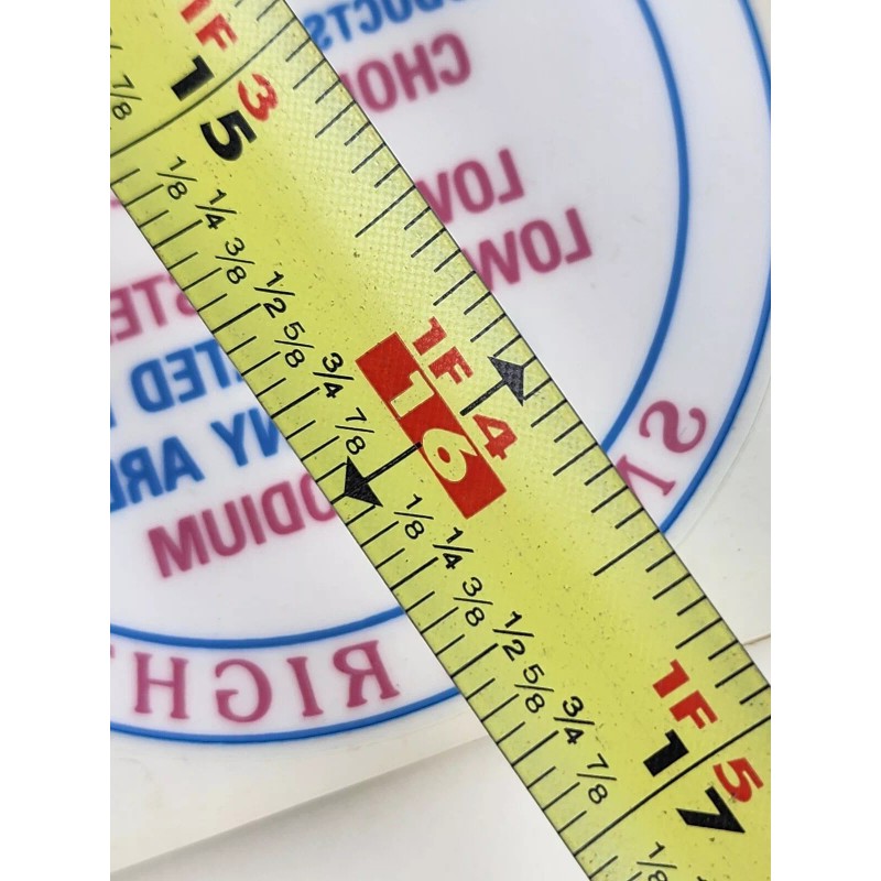 Lance Vintage Original Lance Crackers Glass Jar Decal reverse printed