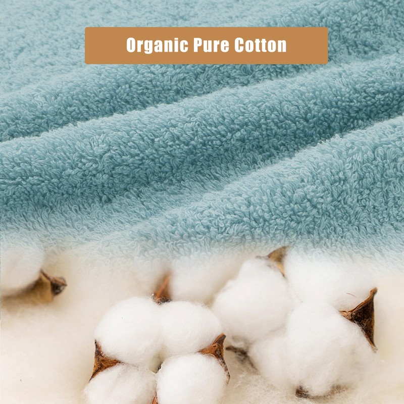 SEMAXE Bath Towel for Bathroom, 100% Cotton Towel with Hanging