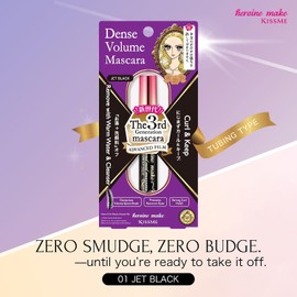 Heroine Make Volume and Curl Mascara Advanced Film 01 Super Black for Women, 0.21 Ounce