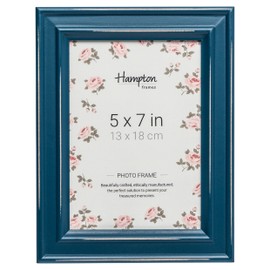 Hampton Frames PALOMA Teal Blue Shabby Chic 5x7" 13x18cm Distressed Wood Photo Frame PAL301957TL