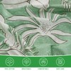 Gogreen 100% Cotton Sheet Set California King Size, Green Floral,