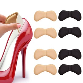 Heel Holder Heel Pad Heel Protection Insoles High Heels Prevent Rubbing Heel Shoes Heel Sticker Adjustments The Length of Shoes Shoe Heel Pads 4 Pairs