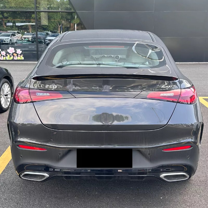 MQ Gloss Black Rear Trunk Spoiler Wing For 2023-2024 Benz