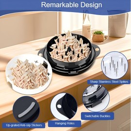 Chicken Shredder Tool Twist Large Meat Shredder Chicken Breast Shredder Tool for Chicken Ground Beef Pork Meat Grinder Meat Masher