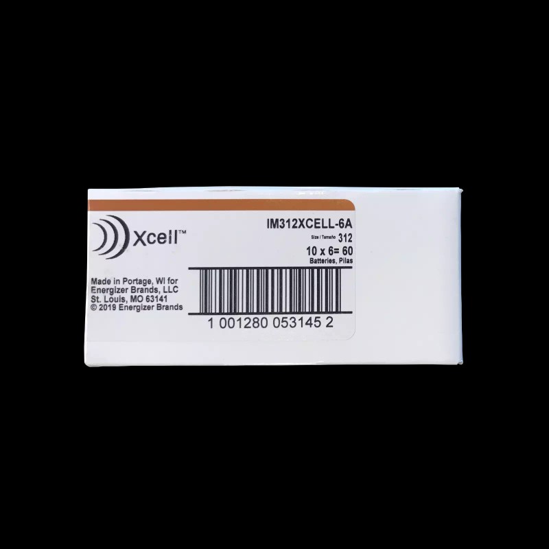 Rayovac Long-Lasting Size 312 Hearing Aid Batteries 60 Pack by