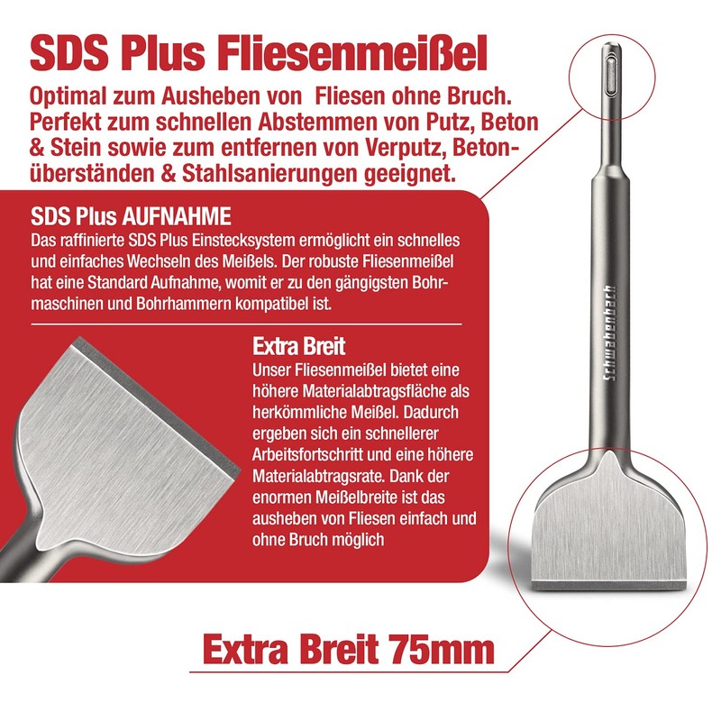 Schwabenbach® Professional Bit Holder Long 500 mm 1/4 Inch Extension