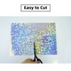 A4 Holographic Glass Shards Card 250gsm 297mm x 210mm Metallic