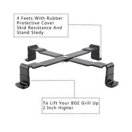 Kamado Grill Table Nest Stand for Big Green Egg Medium,Big Green Egg Accessories Green Egg Nest Stand for Medium Big Green Egg Grill (for Medium BGE)