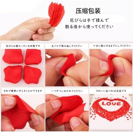 MEOTDEOY Confetti, 10 Colors, Approximately 2,000 Pieces, Artificial Flowers, Flower Shower, Proposal, Wedding, Store Decoration, Valentine's Day, Birthday, Party, Celebration, Decoration, Maiden