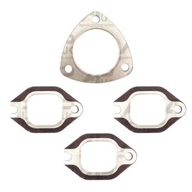 APUK 3 Cyl Exhaust Manifold Gasket Kit Replacement for Ford New Holland 3935 4010S 4030 Tractor