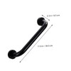 ORFOFE 2pcs Non-Slip Bathtub Grab Bar Set Bathroom Safety Handrail