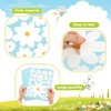 TaoBary 288 Pieces 12 Sheet Daisy Wall Decals White Flower
